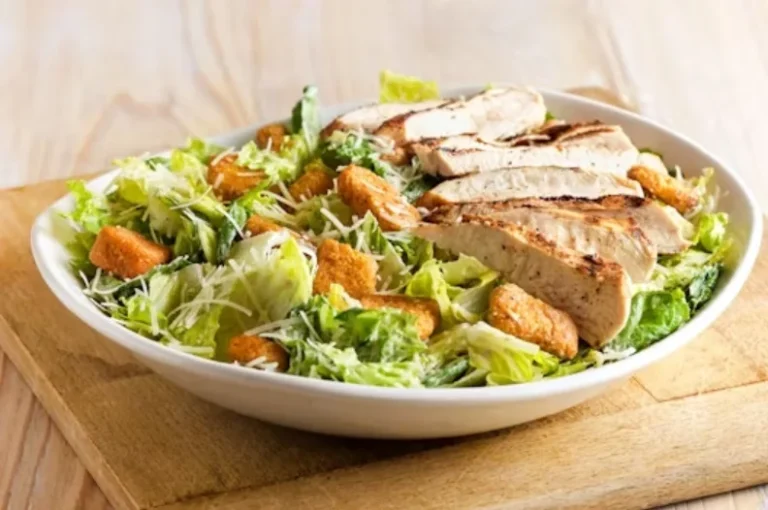 Brisbane Caesar Salad with Grilled Salmon