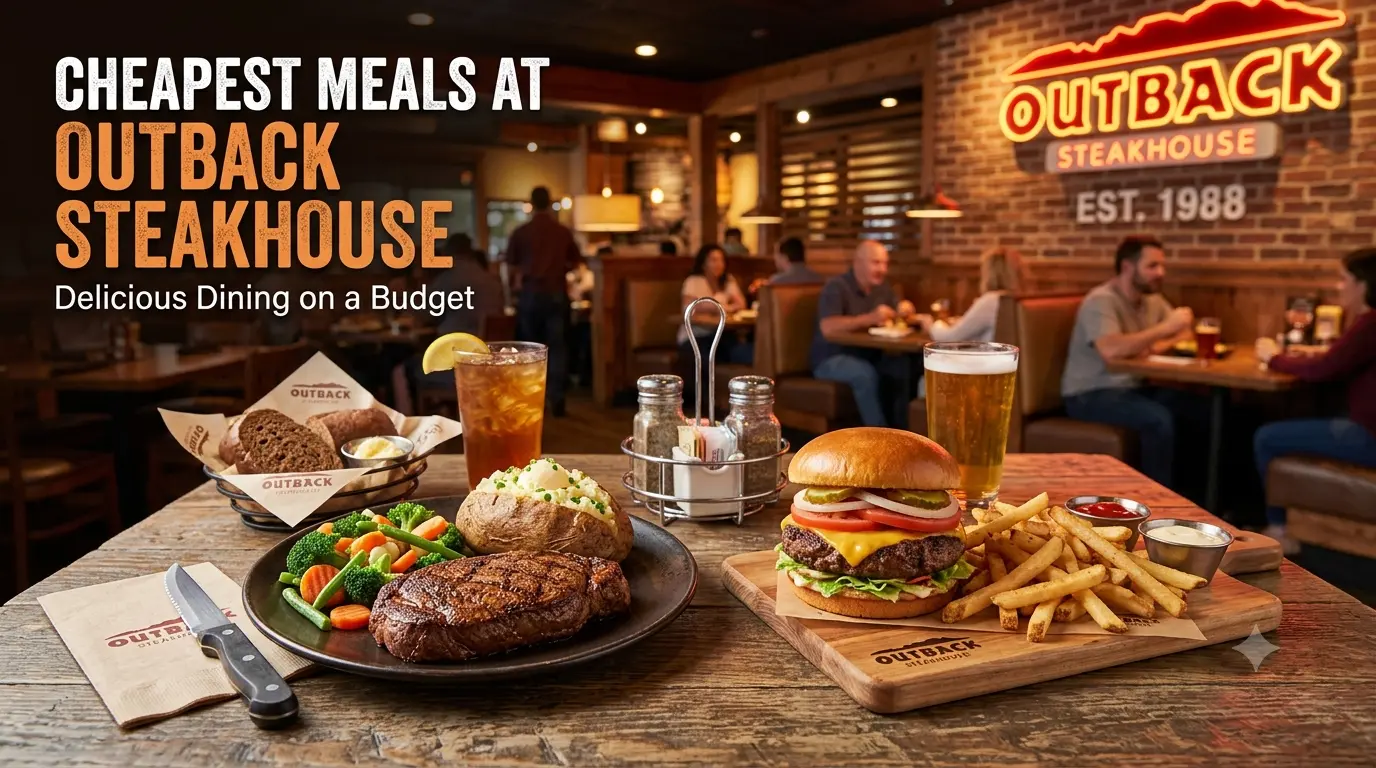 Cheapest meals at Outback Steakhouse with budget-friendly options in 2026