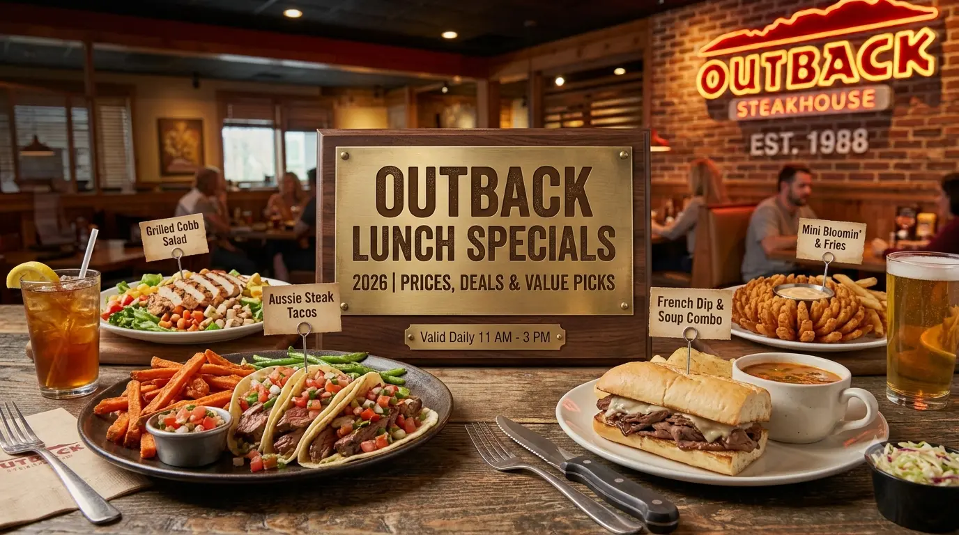 Outback lunch specials with budget-friendly menu options in 2026