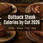 Outback steak calories by cut guide with sirloin, ribeye, filet, New York strip, sides, and nutrition tips