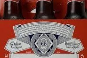 6-Pack Budweiser      