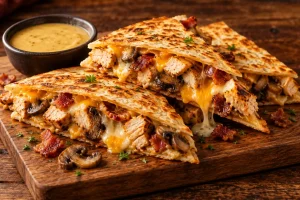 Alice Springs Chicken Quesadilla