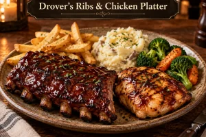 Drover’s Ribs & Chicken Platter