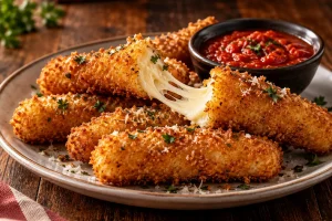Fried Mozzarella Bloomerangs