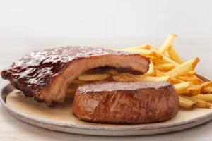 Sirloin* & Ribs 6oz