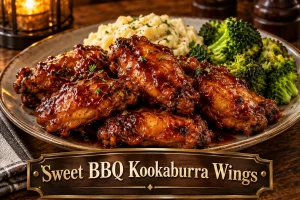 Sweet BBQ Kookaburra Wings Entrée