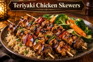 Teriyaki Chicken Skewers