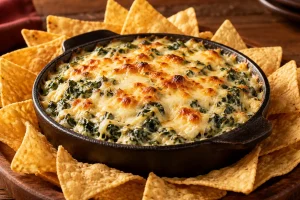 Three Cheese Spinach Dip